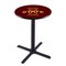 Holland Bar Stool Co 36" Blk Wrinkle Iowa State Pub Table L211B3628IowaSt - alternate 1